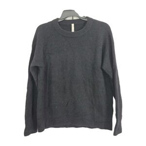 The Babaton group Xs Black Crew Neck Sweater Alpaca Wool Classic Soft Sweater